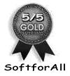 5 stars (gold) on SoftForAll